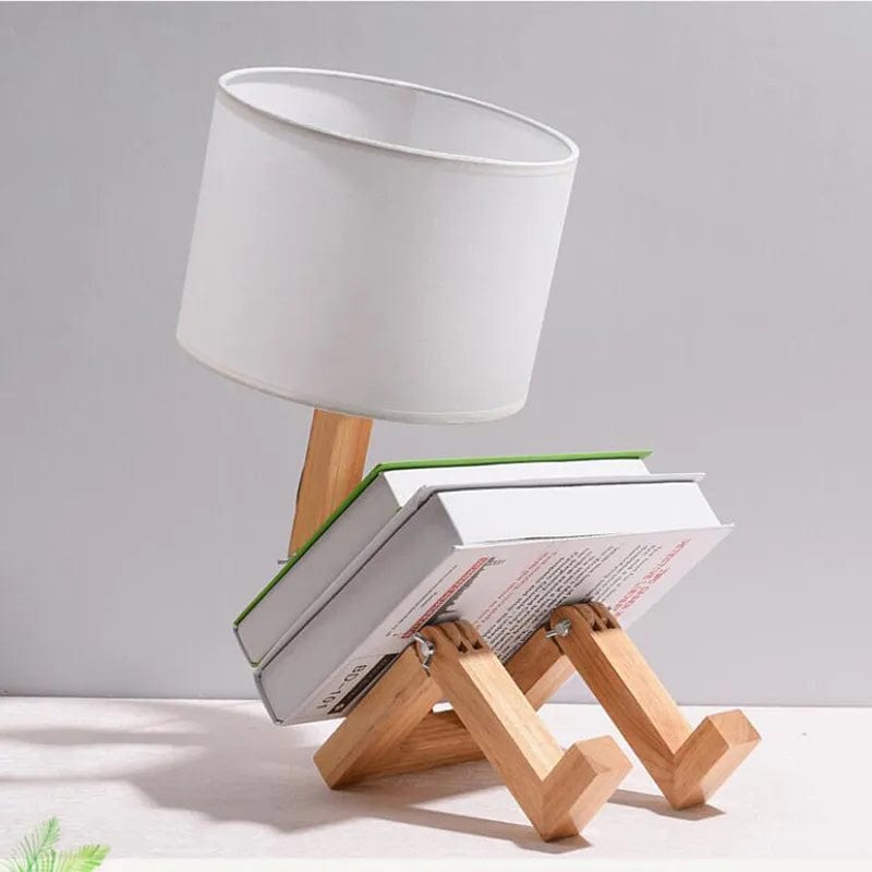 Ma boutique lampe forme humaine bois