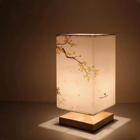 tranquilitynight branche de mimosa lampe japonaise en bambous