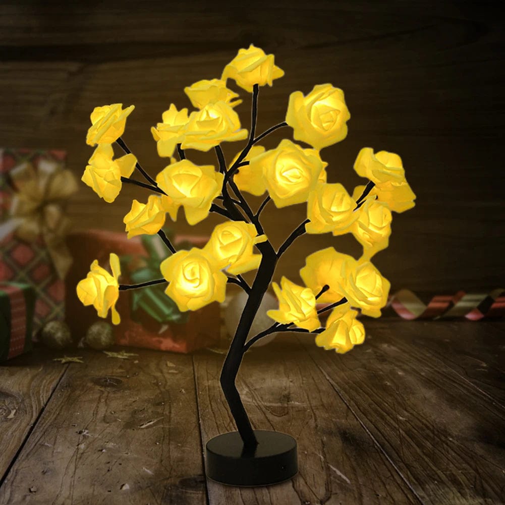 Ma boutique Yellow / China lampe fleur jaune : golding